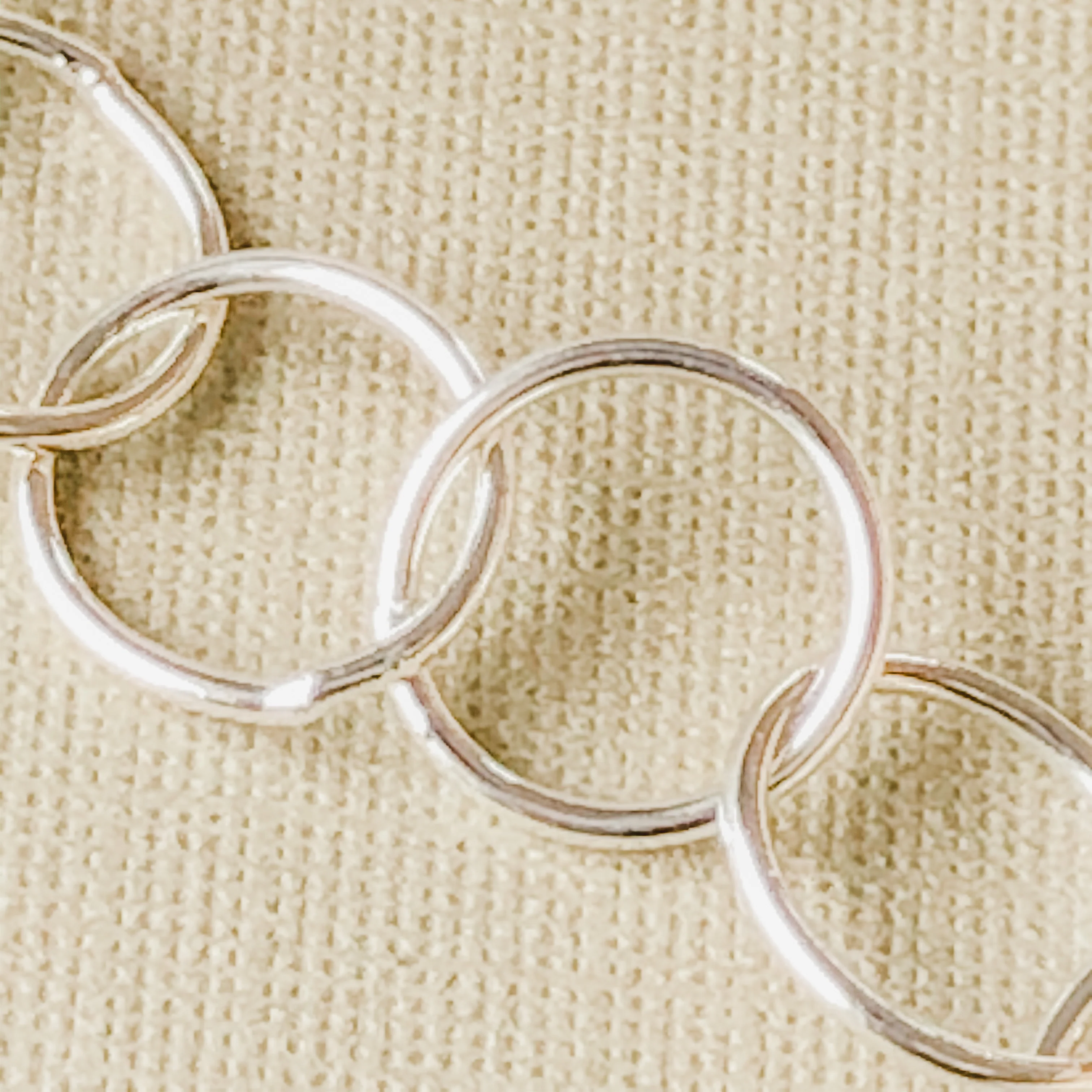 10mm Shiny Silver Round Chain - Image 3