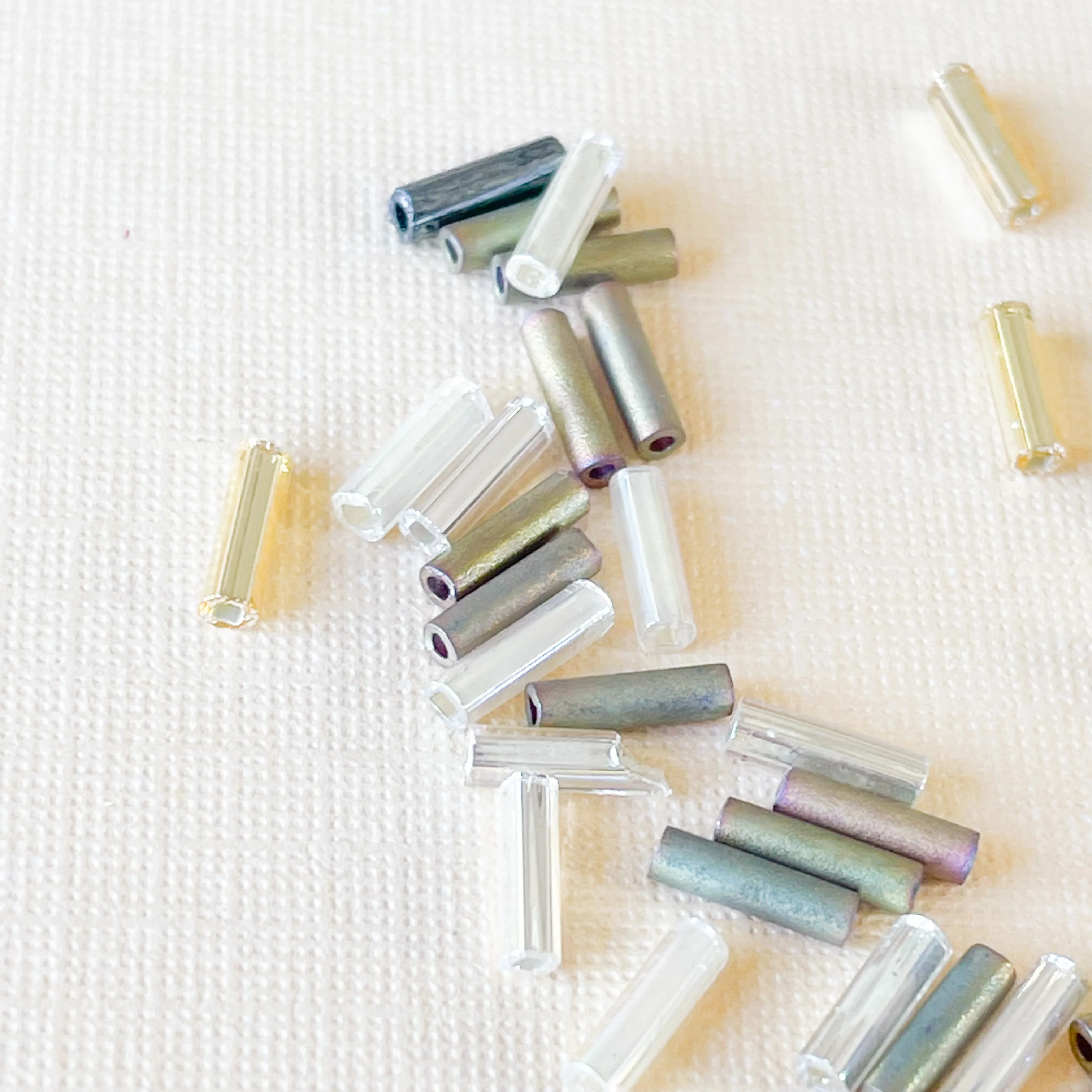 2mm Chrome Bugle Seed Bead Pack - Image 3