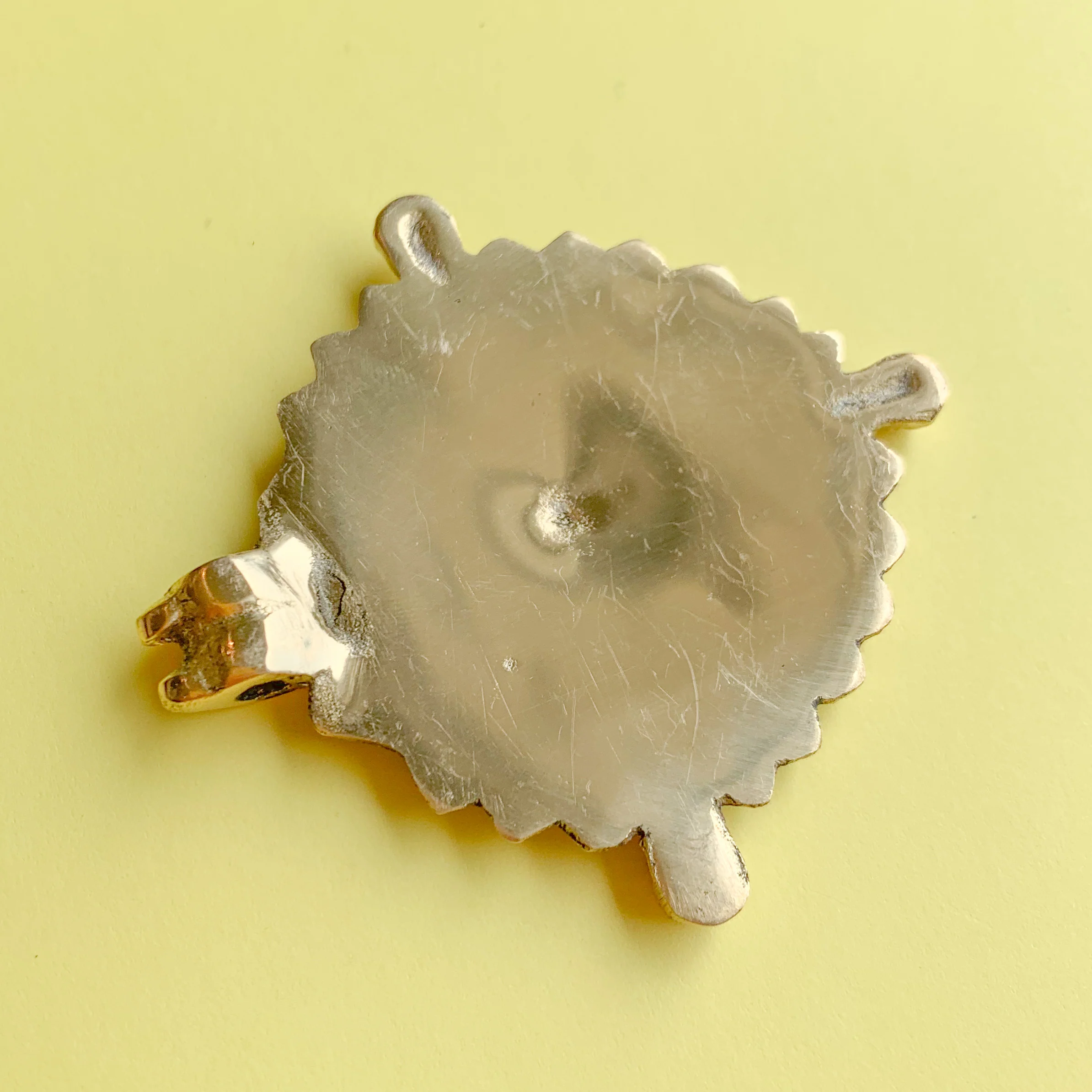 62mm Etched Brass Pendant - Image 2