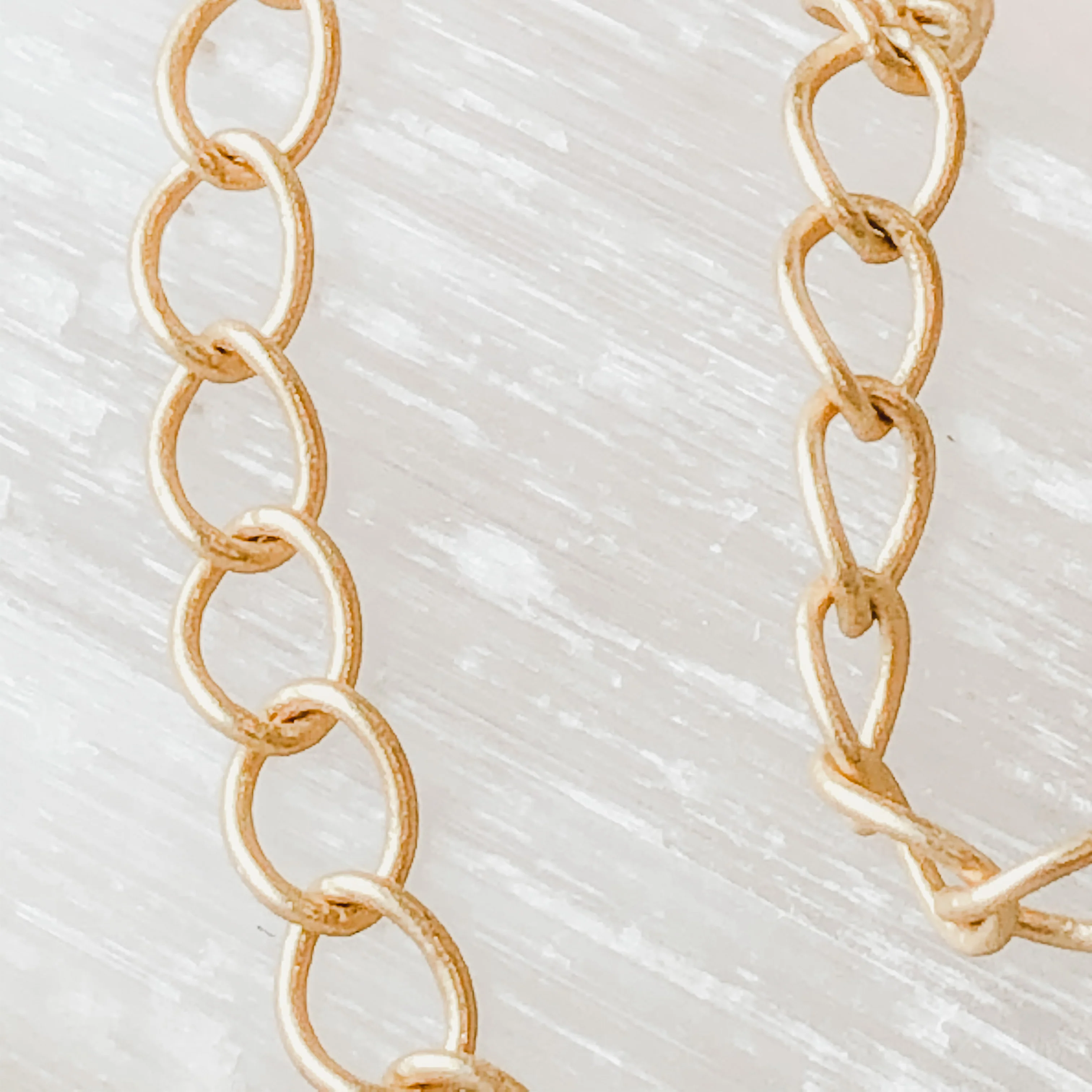 5mm Brushed Gold Curb Chain - Image 3
