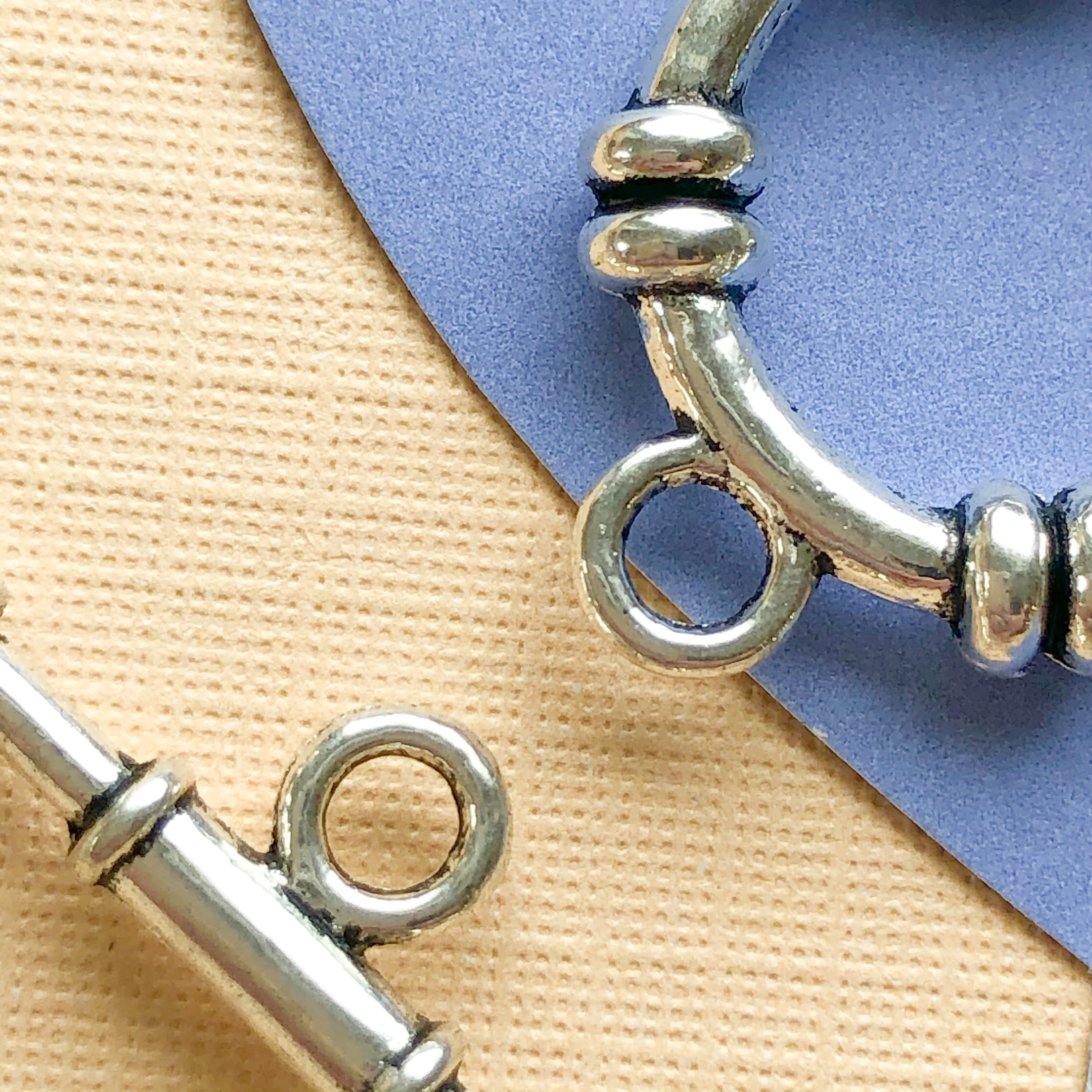 Bulb-Edge Plated Silver Toggle - 2 Pack - Image 3