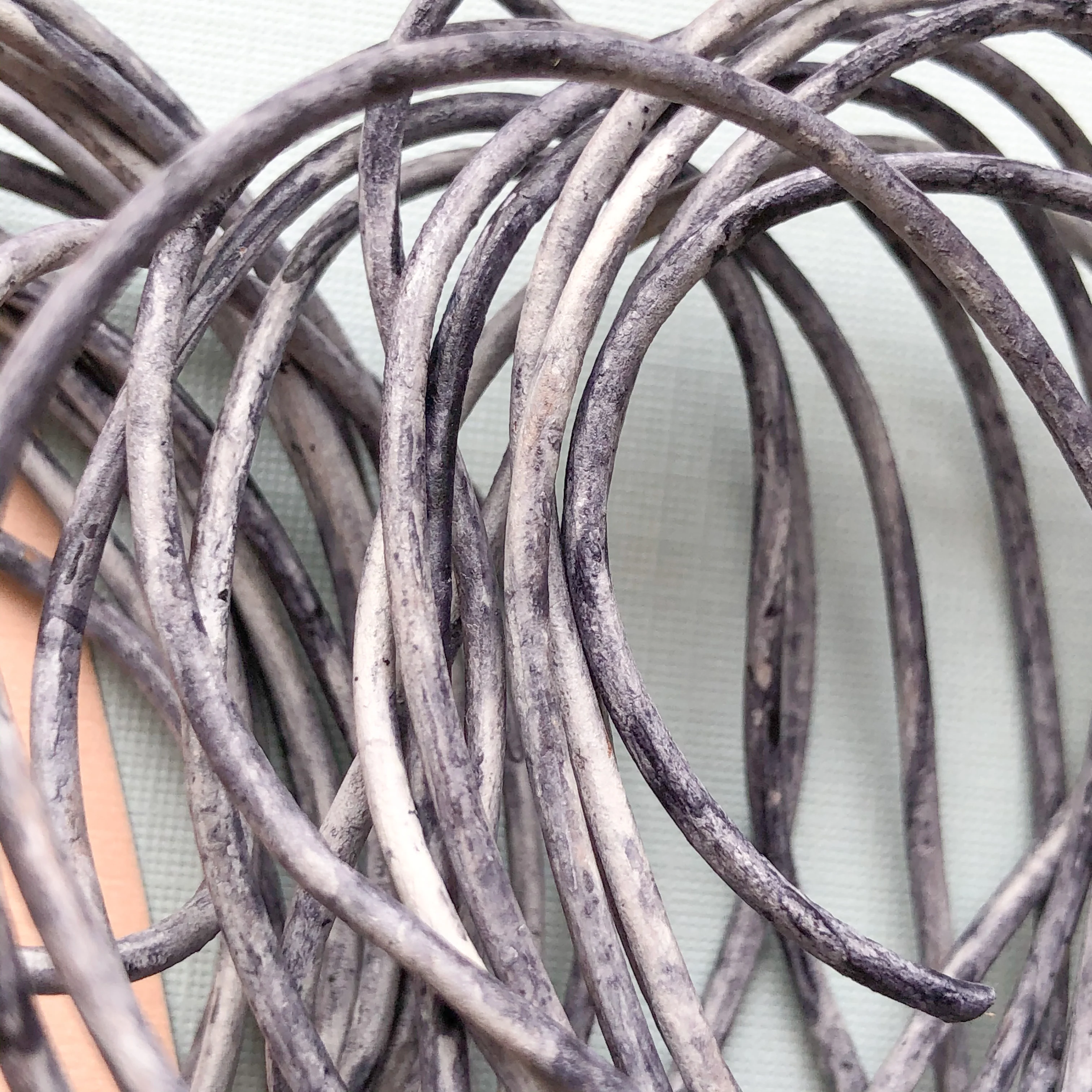 1.5mm Denim Round Leather Cord - 6' - Image 3