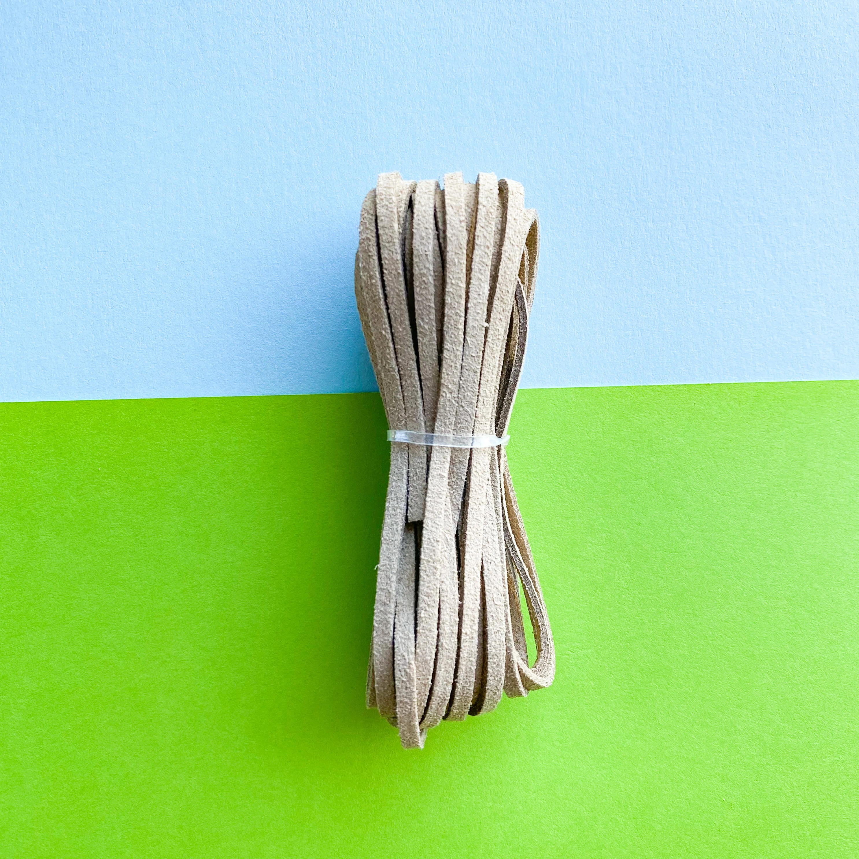 3mm Light Tan Ultra Suede Cord 15 feet - Image 4