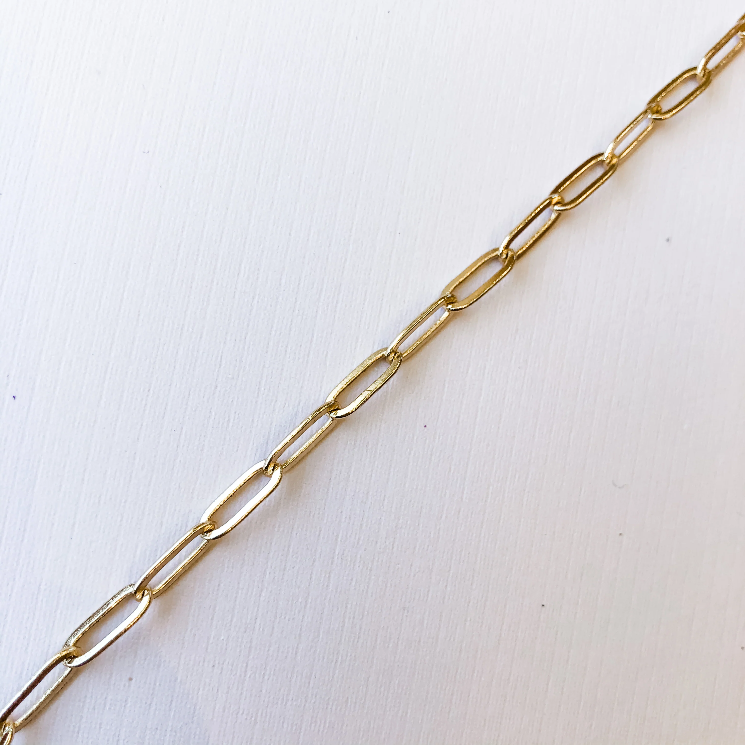 11mm Gold Plated Paperclip Chain - Image 3