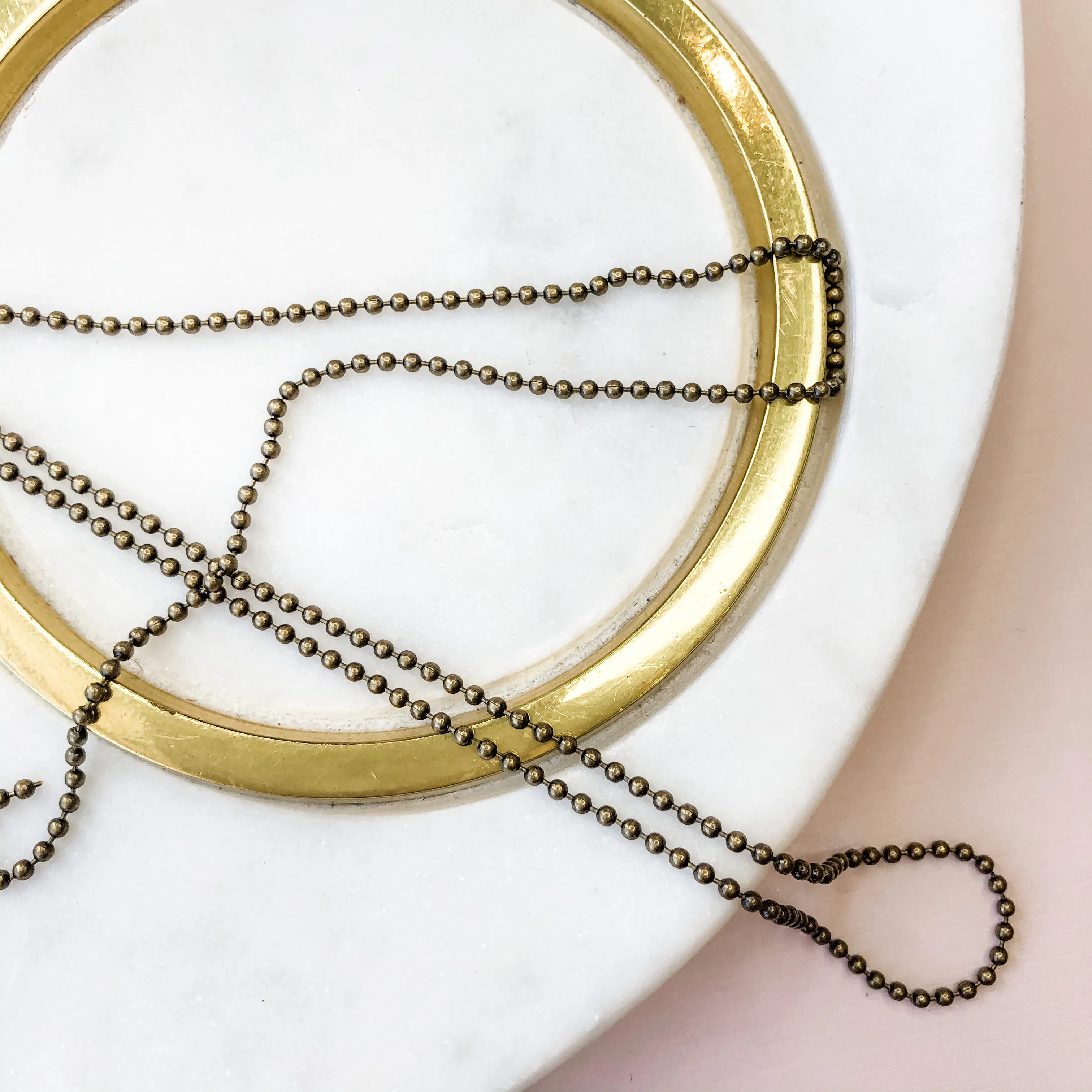 2mm Metallic Ball Chain - Image 3