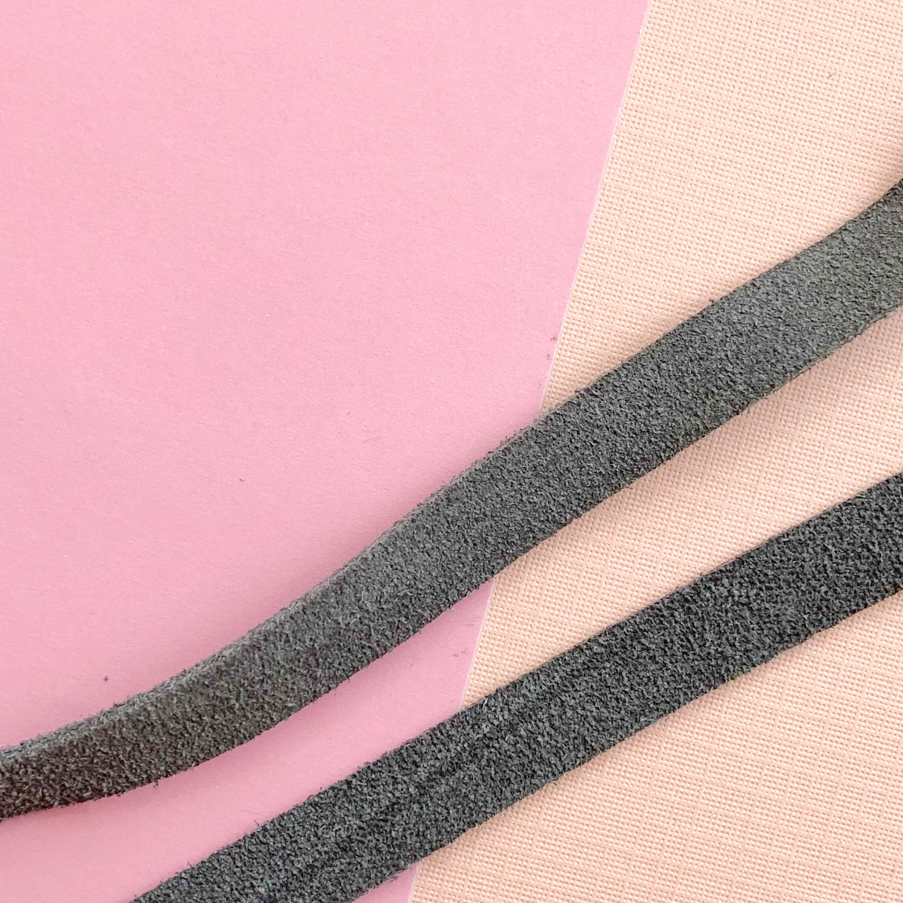 10mm Smoke Natural Suede Strap - Image 2