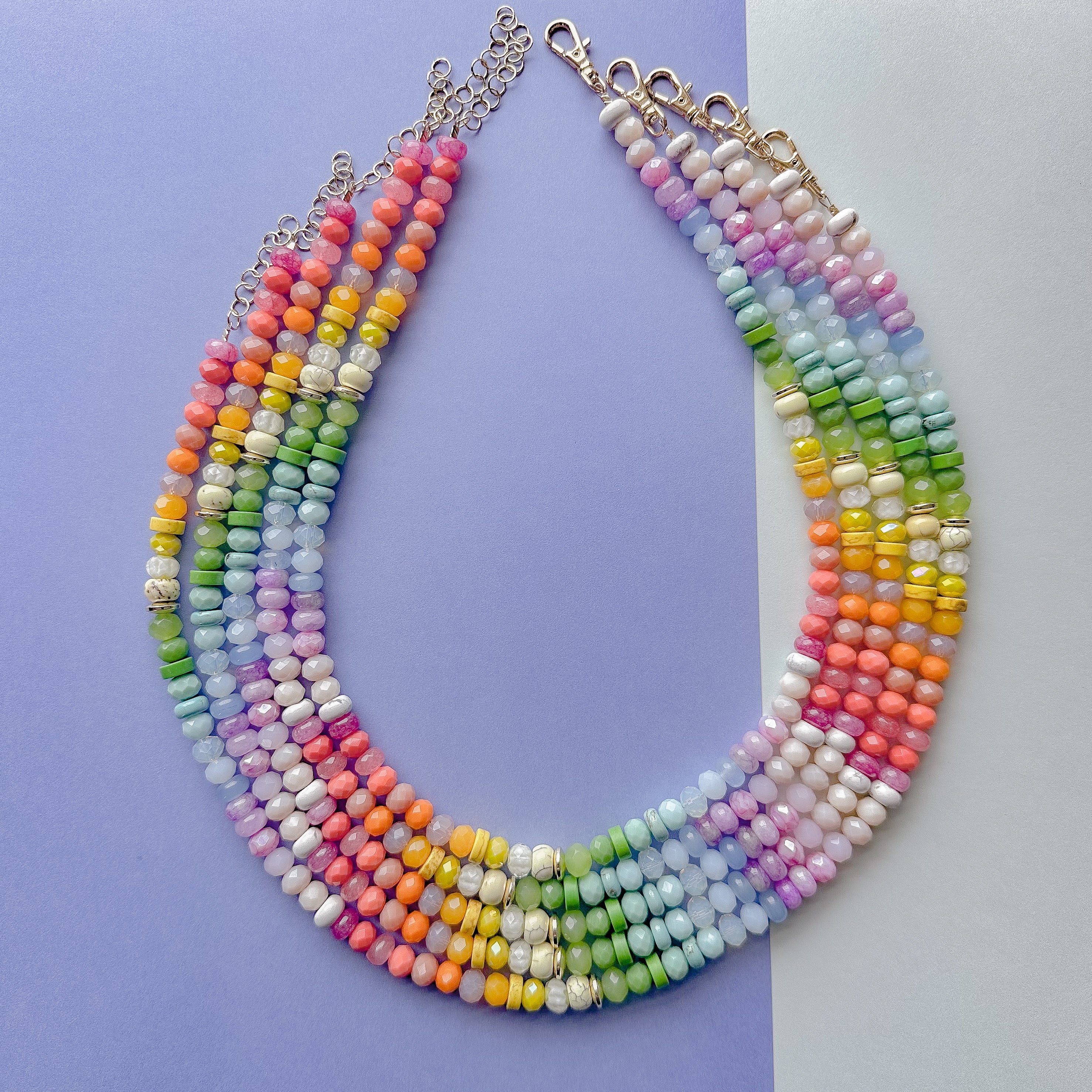 The Everything Rainbow Blend Necklace 20" - Image 3