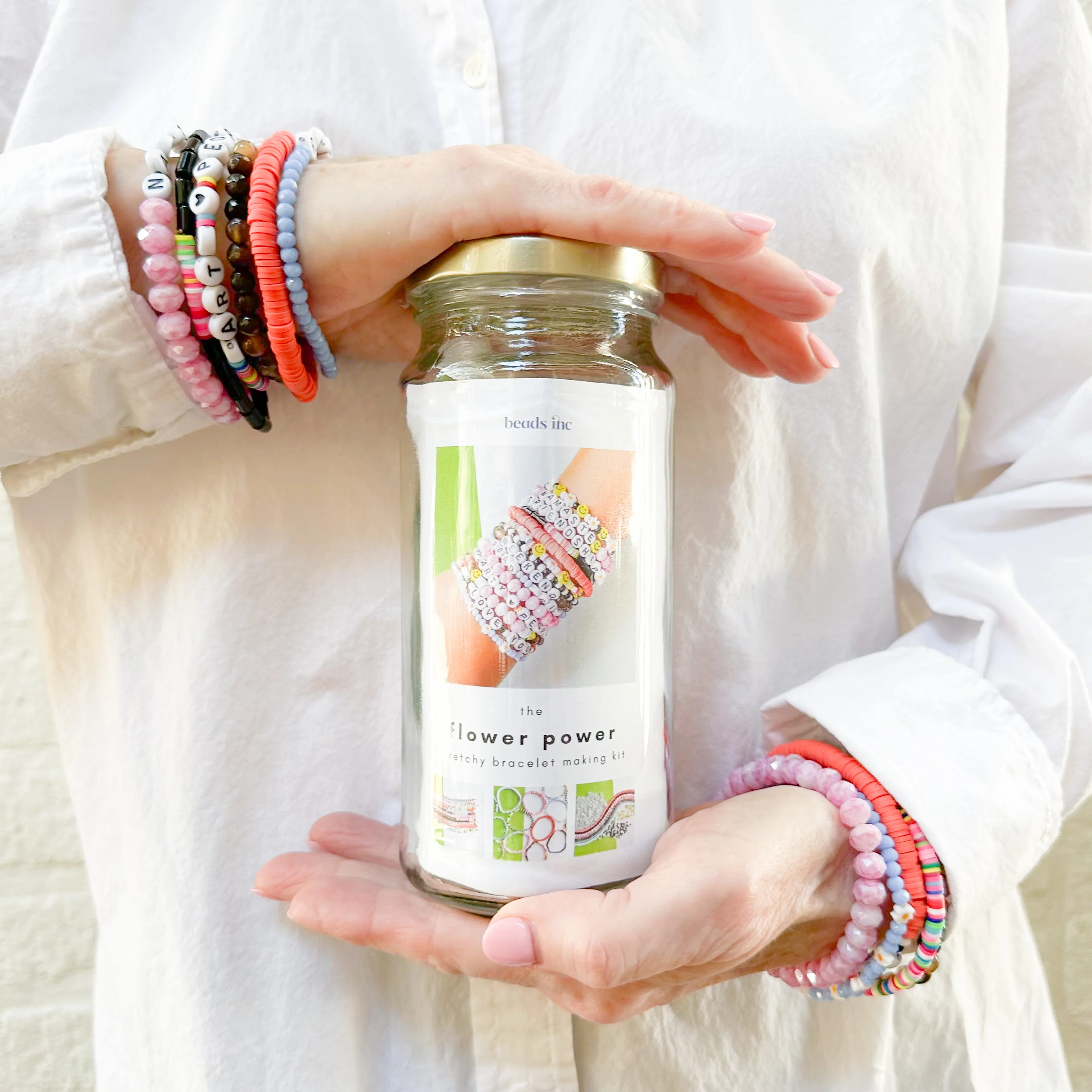 The Flower Power Stretchy Bracelet Making Kit - Image 2
